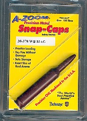 A-Zoom SNAP-CAPS .30-378 Weatherby Magnum Safety Training Round package of 1.